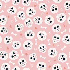 Cute halloween skulls