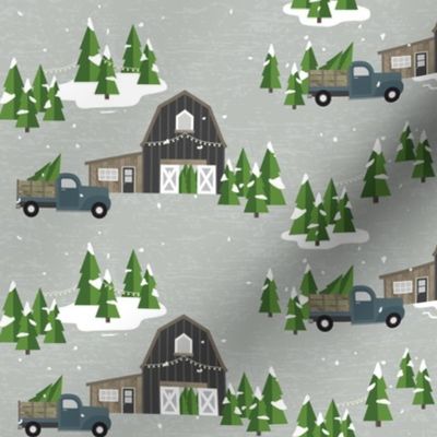 Vintage Christmas Tree Farm