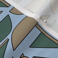 Boats and Fish Petal Solids Color Coordinates Sky Blue