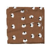 Just Brown Bears Kids Face Mask Fabric