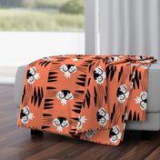 Just Tigers Kids face Mask fabric