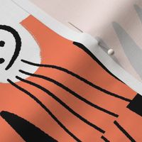 Just Tigers Kids face Mask fabric