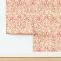 Rajkumari ~ Coral on Hameau ~ Batik  