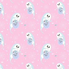 Pastel Halloween Candy Boo Ghost