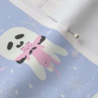 Pastel Halloween Devil Cat Boo Ghost