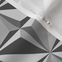 3D panels embossed gray diamonds