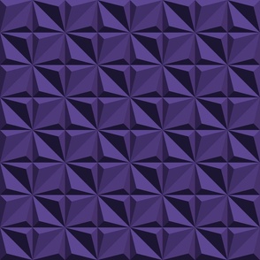 Grape Purple 3D Wallpaper embossed diamonds