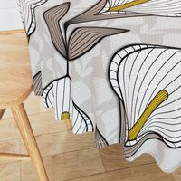 Calla Lily - large scale - calla lilies, lily, floral pattern, geometric florals