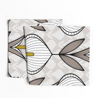 Calla Lily - large scale - calla lilies, lily, floral pattern, geometric florals