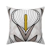 Calla Lily - large scale - calla lilies, lily, floral pattern, geometric florals