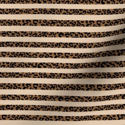 cheetah stripes fabric - coordinate for football leopard print