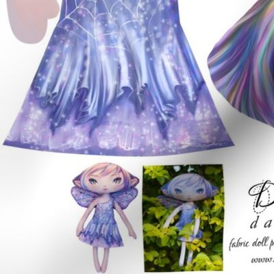 Cut and sew doll pattern - Opal Fairy