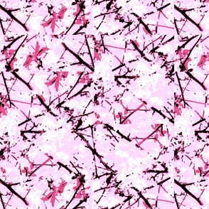 Cherry Blossom sky- vivid pink