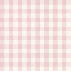 Garden Party Picnic Gingham cotton candy pink by Jac Slade