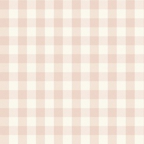Garden Party Picnic Gingham blush pink by Jac Slade