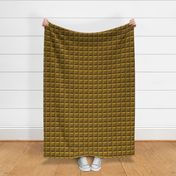 Mustard Yellow Wallpaper 3D squares