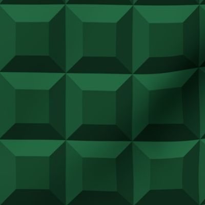 Emerald Wallpaper 3D green squares