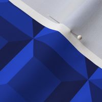 3D panel Wallpaper Electric Blue square