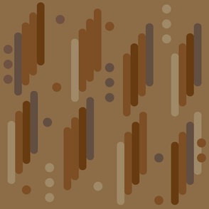 Gemometric brown pattern
