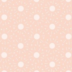 Neutral Light Pink and white Geometric 
