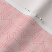 Pink Blush Geometric Arrows - Small Scale by Angel Gerardo