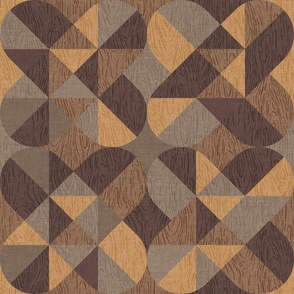 Woodgrain Geometric 