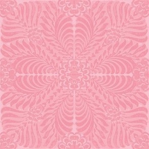 Pink floral tile