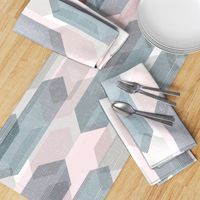 Deco Mod Hex Reflections M+M Sorbet Large by Friztin