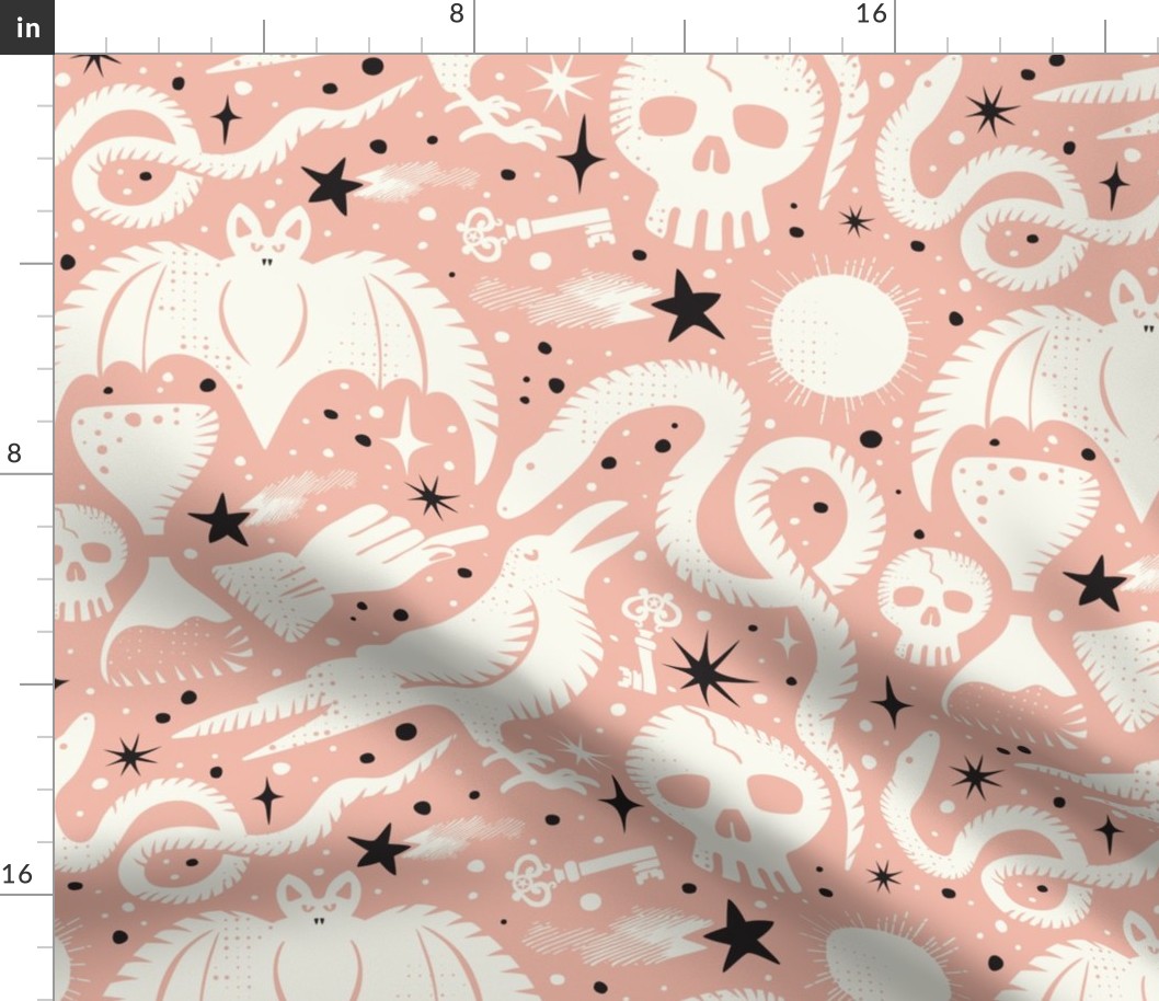 Mysteria - Pink Ivory Large Scale