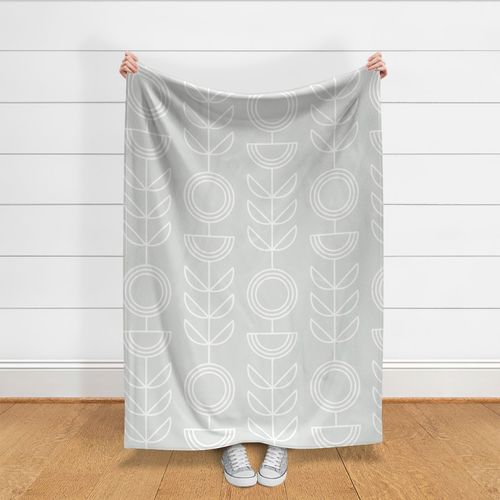 Scandi Sunflowers - Jumbo Grey