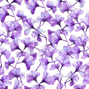 Lilac Gingko Garden Large Scale