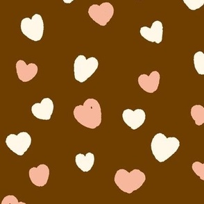 Bush Baby Hearts - Cocoa SMALL