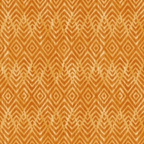 Feather Ikat - medium - marigold 