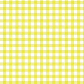 Yellow And White Check - Small (Halloween Collection)