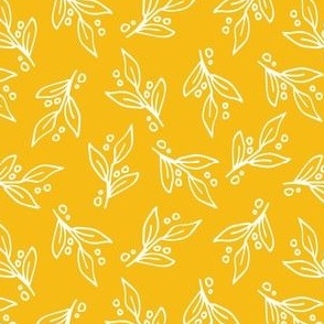 Hidden Leaves - Yellow