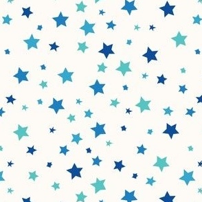 In Space Stary Night Blue