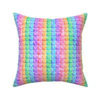 Periodic Table Rainbow 1/2 Size