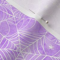 Spiderwebs Pastel Purple 1/2 Size