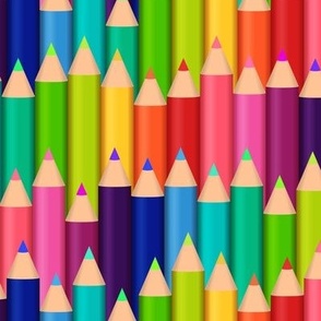 Rainbow Pencils Large