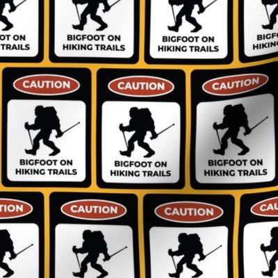 Bigfoot Hiking Trail Sign