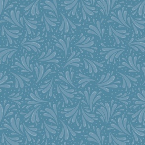 Water Splashes in Gray Blue