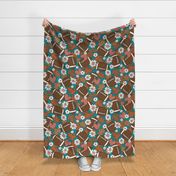 Football Fall and Florals Miami - extra large scale