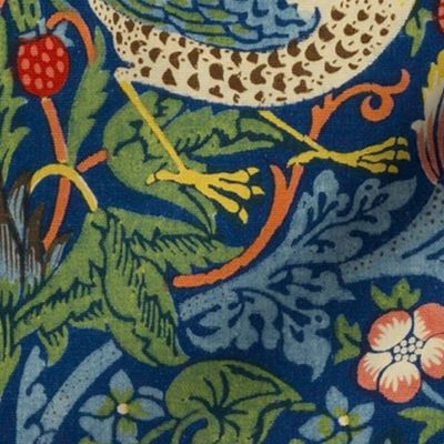 Strawberry Thief Redux ~ William Morris ~   Bright 