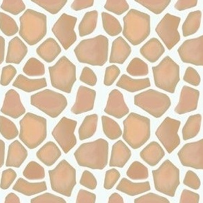 Giraffe pattern in orange