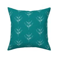 Small // flower-outline-Teal