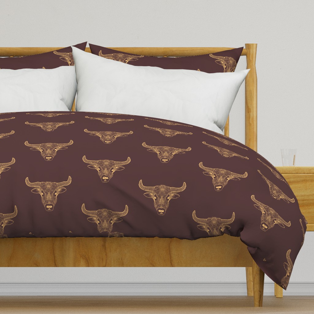 Buffalos  - brown - large