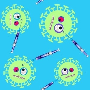 Vaccines vs viruses turquoise large scale 