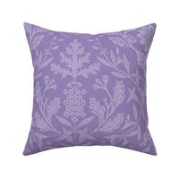 Large // Dahlia Damask// Lavender