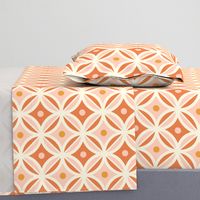 Modern Geometric - Large Scale Pink Orange Yellow