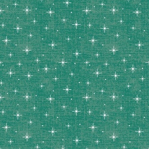 Christmas festive green stars 
